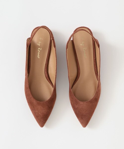 URBAN RESEARCH ROSSO（アーバンリサーチロッソ）の「『MADE IN JAPAN』F by ROSSO　バックストラップスウェードパンプス（パンプス・レディース・TERRACOTTA/K/BROWN・36/37/38）」の15枚目の写真