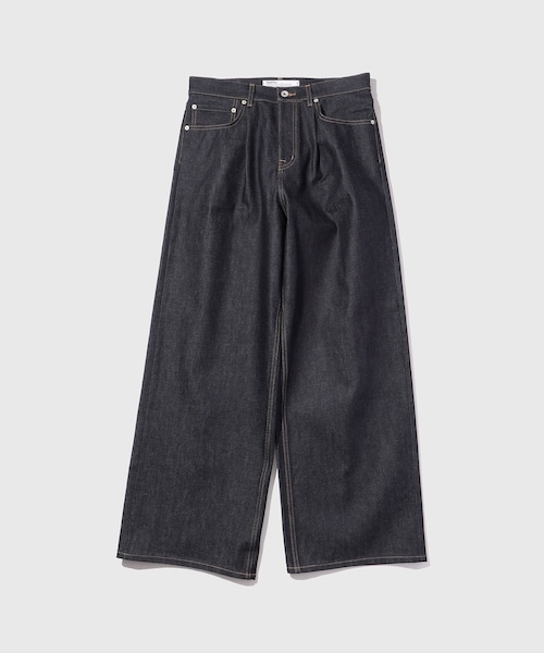 ADAM ET ROPE'(アダムエロペ)の「【DAIRIKU/ダイリク】Wide Rigid Denim Pants(デニムパンツ・メンズ・ネイビー・L/M/S)」の1枚目の写真
