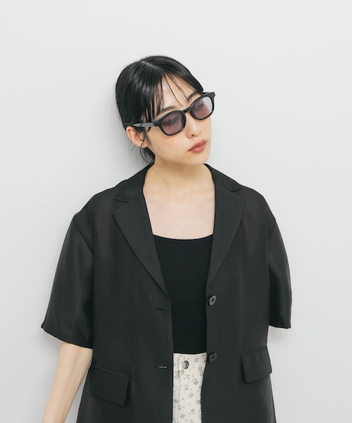 KBF（ケイビーエフ）の「ウェリントンフレームサングラス（メガネ・レディース・BROWN/BLACK/BLUE GRAY・one）」の7枚目の写真