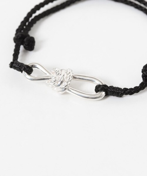 URBAN RESEARCH(アーバンリサーチ)の「XOLO ROPE LINK SILK BRACELET(ブレスレット・メンズ・BLK/GRY35/NVY/BGD・Free)」の7枚目の写真
