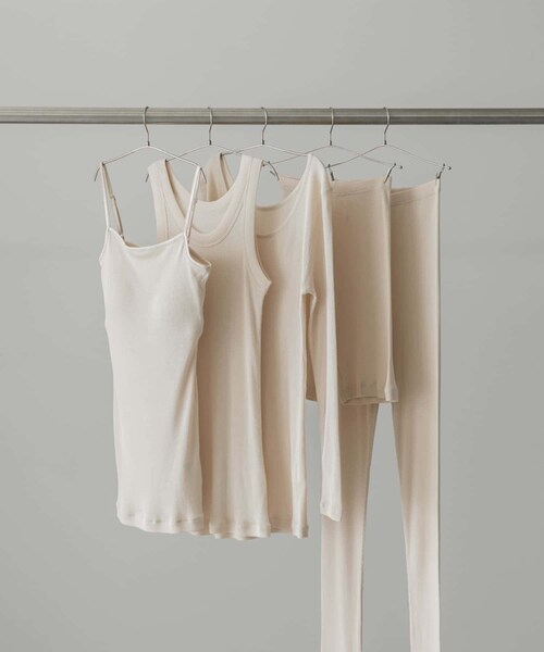 かぐれ（カグレ）の「シルクテレコレギンス（レギンス/スパッツ・レディース・IVORY/CHARCOAL・FREE）」の4枚目の写真