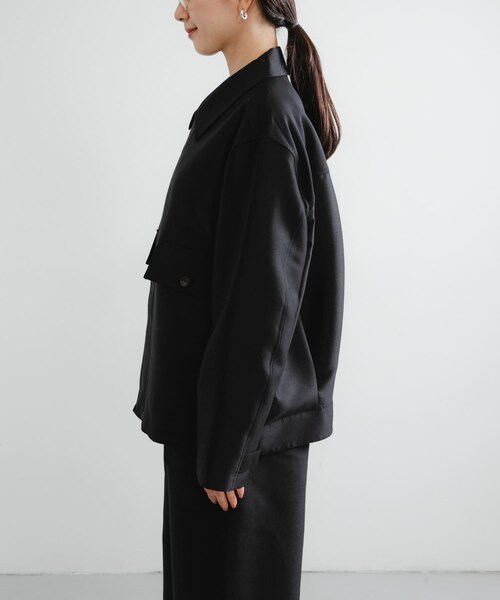 URBAN RESEARCH（アーバンリサーチ）の「new basic WOOL SILK BOX JACKET（テーラードジャケット ...