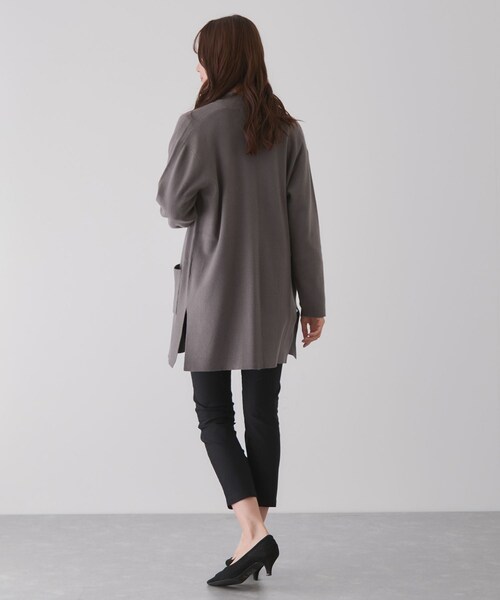 Jayro（ジャイロ）の「もちもちトッパーカーディガン（カーディガン/ボレロ・レディース・ブラック/グレー/ホワイト系/ベージュ/ネイビー・M）」の19枚目の写真