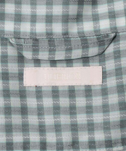 URBAN RESEARCH(アーバンリサーチ)の「ULTERIOR WOOL CHECK SKIPPER SHIRTS(シャツ/ブラウス・メンズ・BLACK GREY/GREEN GREY・4/5)」の15枚目の写真