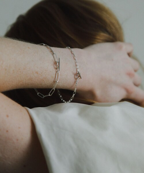 URBAN RESEARCH（アーバンリサーチ）の「decor『デコール』　Cablechain Bracelet（ブレスレット・レディース・SILVER・-）」の5枚目の写真