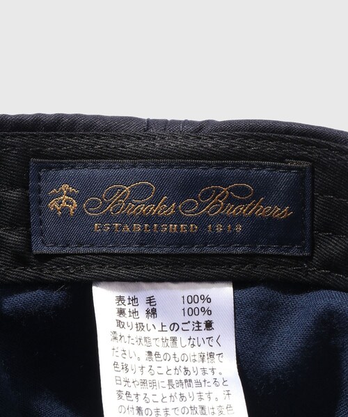 ADAM ET ROPE'（アダムエロペ）の「【Brooks Brothers/ブルックスブラザーズ】WL SERGE OGO BCAP（キャップ・メンズ・ブラック/ネイビー・F）」の12枚目の写真