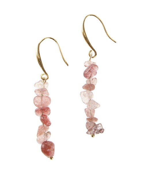 COTORICA（コトリカ）の「クリアさざれ石ピアス（その他雑貨・レディース・ベビーピンク/ライトイエロー/アイスブルー・F）」の2枚目の写真