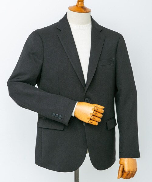 LIFE STYLE TAILOR　ブラッシュドツイルストレッチジャケット