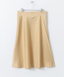 F by ROSSO　サテンフレアースカート∴