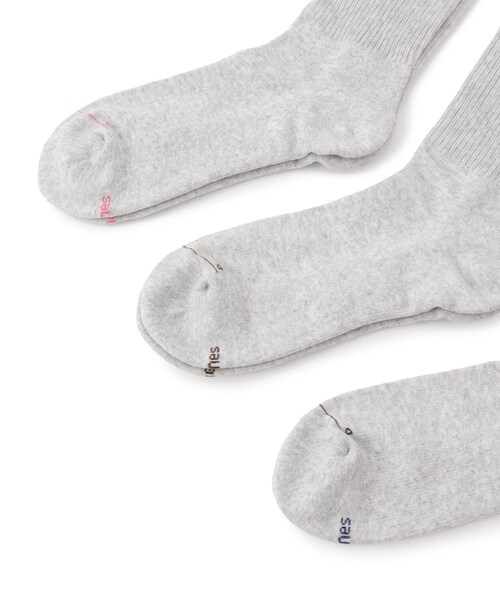 ROPE' PICNIC(ロペピクニック)の「【一部店舗限定】【Hanes x DODO JEAN】フルレングスソックス3P(ソックス/靴下・レディース・ブラック/チャコール/ホワイト・S)」の15枚目の写真
