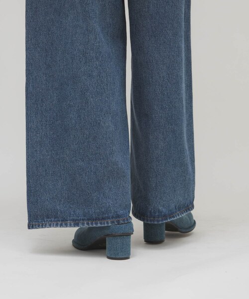 KBF（ケイビーエフ）の「プランプトゥサボミュール（サンダル・レディース・BLACK/DENIM・36/37/38）」の19枚目の写真