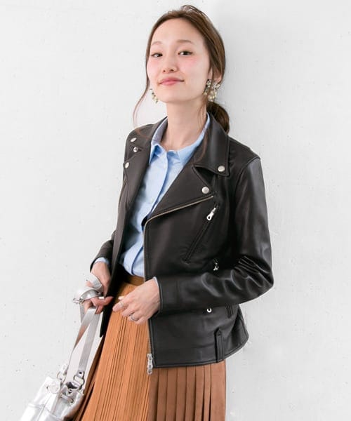 URBAN RESEARCH(アーバンリサーチ)の「SUPP. RIDERS JACKET(ライダースジャケット・レディース・black・S/M)」の5枚目の写真
