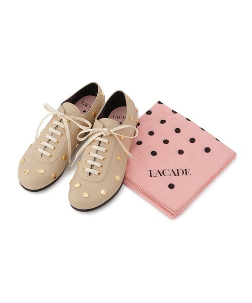 ADAM ET ROPE'（アダムエロペ）の「【LACADE（ラカド）】RENJI / STUDS ALL OVER（ドレスシューズ・レディース・ベージュ・36.0/37.0/38.0）」の12枚目の写真