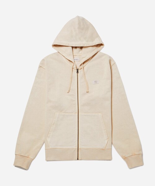 Saturdays NYC（サタデーズ ニューヨークシティ ）の「CANAL PIGMENT DYED ZIP HOODIE（パーカー・レディース・ブラック/ベージュ/ネイビー・L/M/S/XL/XS）」の9枚目の写真