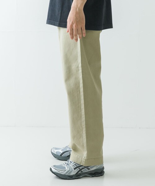 URBAN RESEARCH（アーバンリサーチ）の「LOTTO　BAGGY CHINO PANTS（チノパンツ・メンズ・NAVY/BEIGE・M/L/XL）」の5枚目の写真