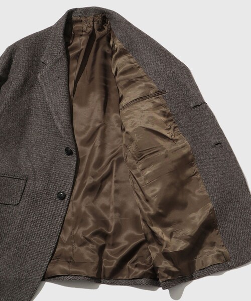 ADAM ET ROPE'(アダムエロペ)の「【URU/ウル】OVER JACKET(テーラードジャケット・メンズ・ダークブラウン・2)」の10枚目の写真
