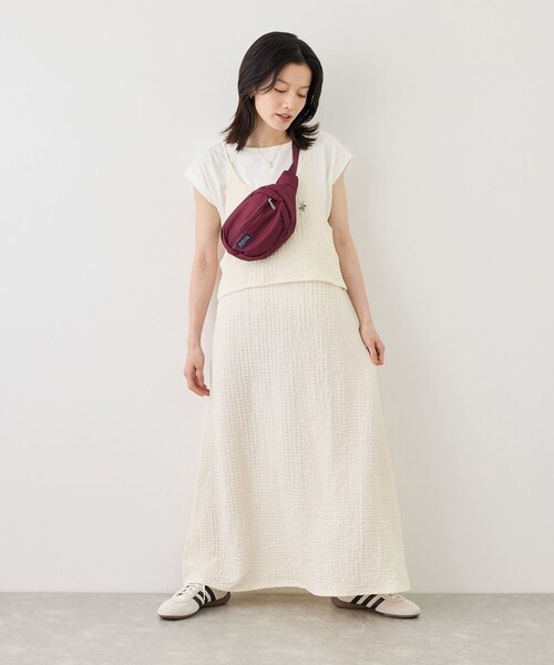 ROPE' PICNIC(ロペピクニック)の「【BEVERLYHILLS POLO CLUB】ふくれジャガードキャミワンピース(ワンピース・レディース・ブラック/キナリ/ブラウン・F)」の15枚目の写真