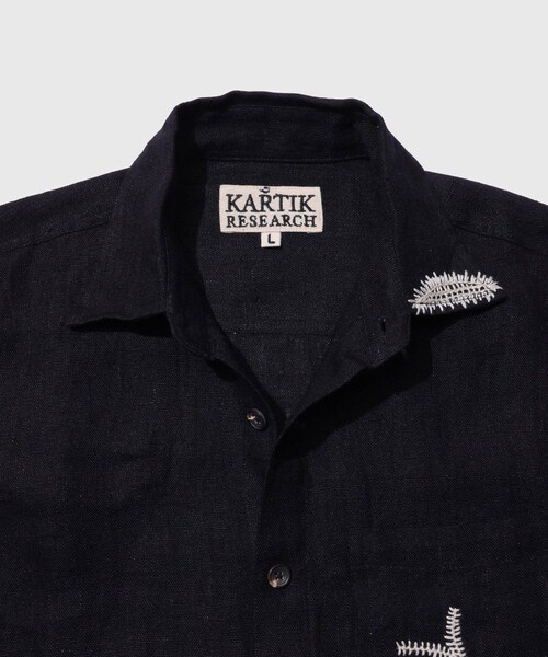 ADAM ET ROPE'(アダムエロペ)の「【Kartik Research/カルティック リサーチ】Repair Stitch Jacket(その他アウター・メンズ・ブラック・L/M)」の5枚目の写真
