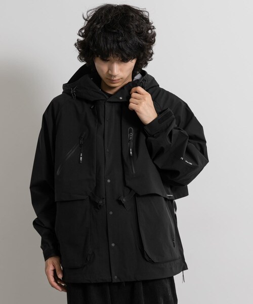 THE GOODLAND MARKET（ザグッドランドマーケット）の「F/CE.　ALL-WEATHER SHELL（マウンテンパーカー・メンズ・Black/Gray・M）」の7枚目の写真