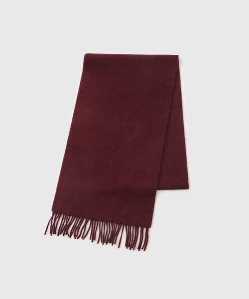 ADAM ET ROPE'（アダムエロペ）の「【Joshua Ellis/ジョシュア エリス】PLAIN（マフラー・メンズ・ブラック/ネイビー/レッド/ワイン・F）」の6枚目の写真