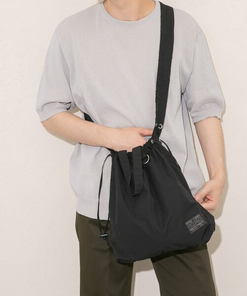 RODE SKO（ロデスコ）の「『ユニセックス』ミニロクヨンギャザーショルダートート（ショルダーバッグ・メンズ・KHAKI/BLACK/GREIGE・one）」の9枚目の写真