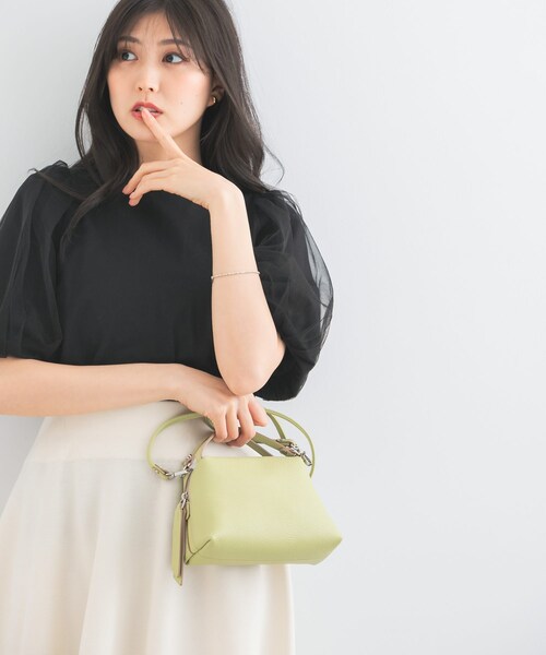 URBAN RESEARCH ROSSO（アーバンリサーチロッソ）の「GIANNI CHIARINI　ALIFA（ショルダーバッグ・レディース・MARBLE/NERO/ACERBO・-）」の15枚目の写真