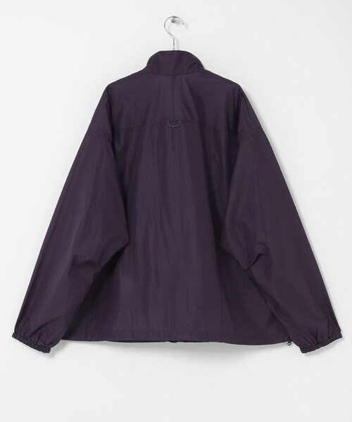 EKAL（エカル）の「and wander　OVERSIZED RIP JACKET（テーラードジャケット・メンズ・BLACK/PURPLE・M/L）」の14枚目の写真