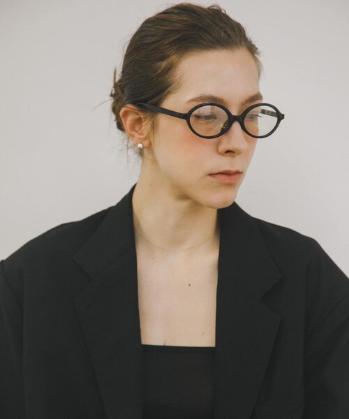 URBAN RESEARCH(アーバンリサーチ)の「decor『デコール』 Eyewear Round(メガネ・レディース・BROWN/KHAKI・-)」の4枚目の写真