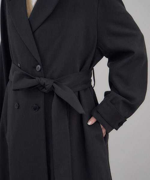 ADAM ET ROPE'（アダムエロペ）の「ニュアンストレンチコート（トレンチコート・レディース・ブラック/カーキ・F）」の21枚目の写真