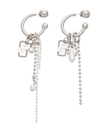 GYDA | JEYSUS Imitation pearl GGフープピアス(ピアス（両耳用）)