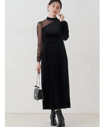 MERCURYDUO（マーキュリーデュオ）の「フラワーレースケープスリーブ