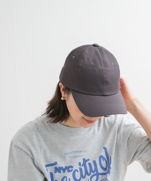 URBAN RESEARCH DOORS(アーバンリサーチドアーズ)の「ツイルキャップ(キャップ・レディース・BEIGE/CHARCOAL/BLACK・one)」の2枚目の写真