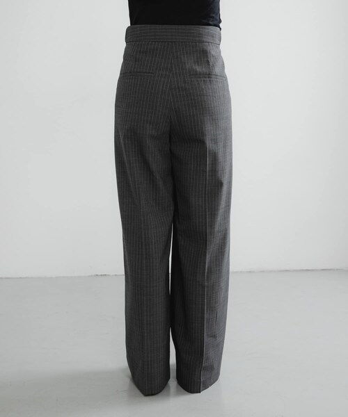 URBAN RESEARCH（アーバンリサーチ）の「ウールブレンドワイドストレートパンツ（その他パンツ・レディース・GRY STRIPE/BLACK・36/38/40）」の21枚目の写真