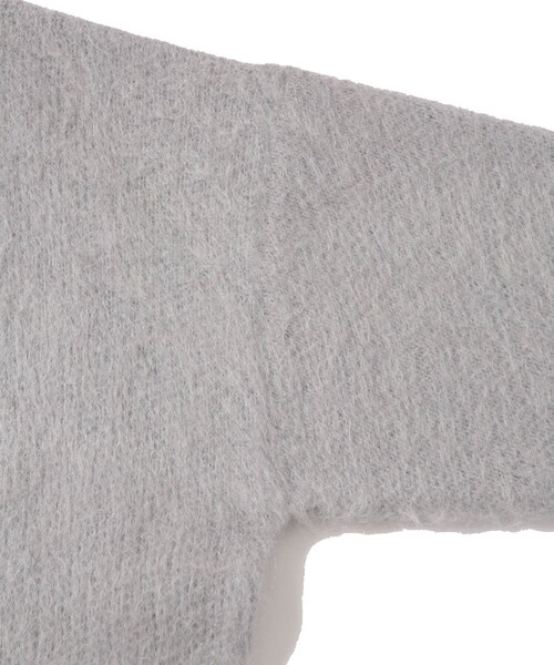 ADAM ET ROPE'(アダムエロペ)の「【BONSAI/ボンサイ】MOHAIR KNIT CARDIGAN(カーディガン/ボレロ・メンズ・グレー/ブルー/パープル・M/S)」の9枚目の写真