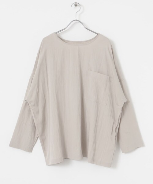 ITEMS URBANRESEARCH（アイテムズ アーバンリサーチ）の「ポケットTブラウス（シャツ/ブラウス・レディース・BLK/GREGE/MNT・FREE）」の16枚目の写真