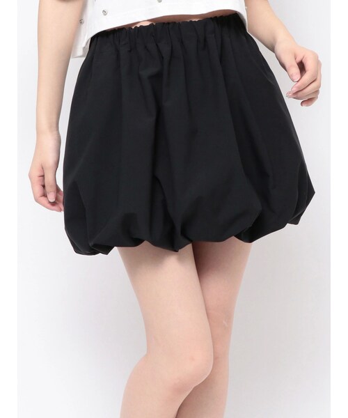 GYDA（ジェイダ）の「BALLOONミニスカート（スカート・レディース・ブラック/ライトグレー・F）」の10枚目の写真