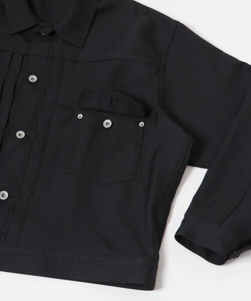 URBAN RESEARCH(アーバンリサーチ)の「DAIRIKU 2Pocket Ployester Jacket(テーラードジャケット・メンズ・BLACK・M/L)」の11枚目の写真