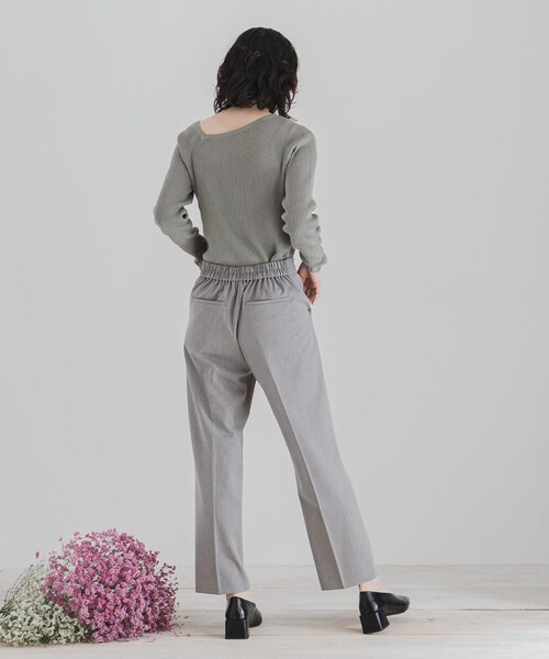 SENSE OF PLACE by URBAN RESEARCH(センスオブプレイスバイアーバンリサーチ)の「CARREMANテーパードパンツ(その他パンツ・レディース・BEIGE/BLACK/L.GRAY/BEG×BRN・XS/S/M/L)」の20枚目の写真