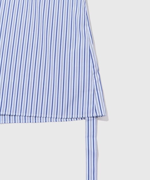 ADAM ET ROPE'(アダムエロペ)の「【BASICKS/ベイシックス】2way Thomas Mason Shirt(シャツ/ブラウス・メンズ・ブルー系/サックス・S)」の9枚目の写真