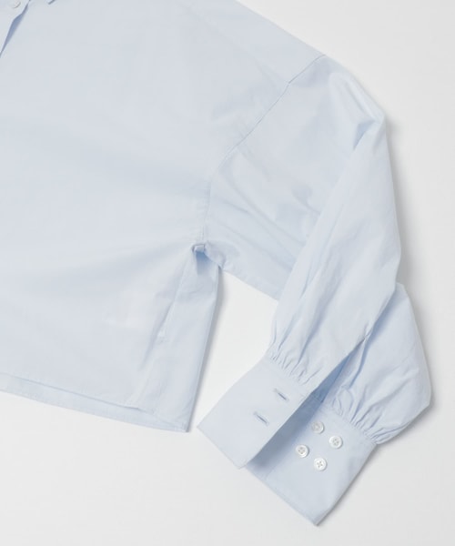 URBAN RESEARCH（アーバンリサーチ）の「スカーフ付きワイドショートシャツ（シャツ/ブラウス・レディース・SAX/STRIPE・Free）」の6枚目の写真