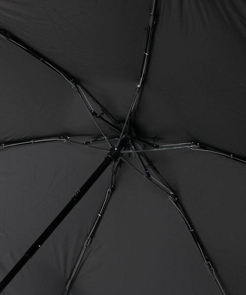 SMELLY（スメリー）の「『晴雨兼用』because　ユニセックス オールウェザーミニマル（長傘・レディース・GRY/BLK・Free）」の10枚目の写真