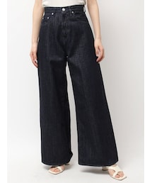 Ungrid | ハイウエストバギーデニム(デニムパンツ)