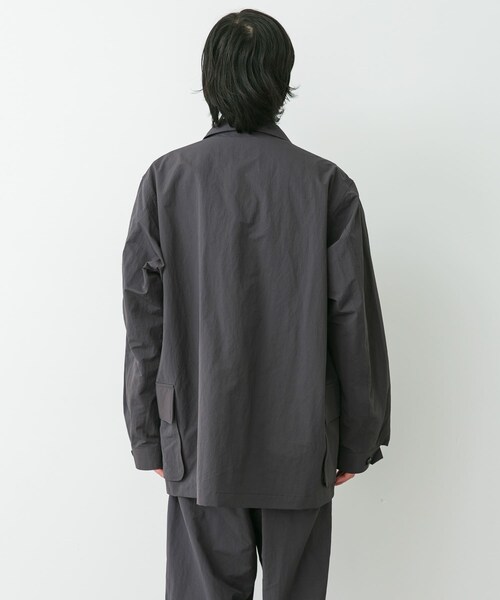 URBAN RESEARCH DOORS(アーバンリサーチドアーズ)の「Snow Peak Apparel NYLON WASHER JACKET(テーラードジャケット・メンズ・GREIGE/CHARCOAL/BLACK・M/L/XL)」の9枚目の写真