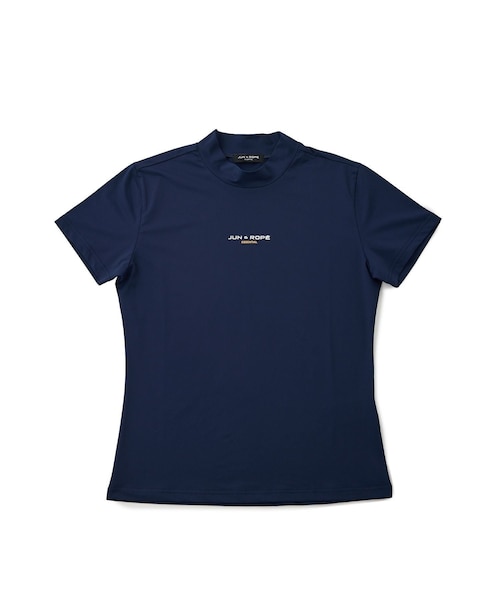 ROPE'(ロペ)の「【ESSENTIAL】半袖モックネックシャツ/UV・吸水速乾(Tシャツ/カットソー・レディース・ブラック/ホワイト/ネイビー/ラベンダー・L/M/XL)」の8枚目の写真