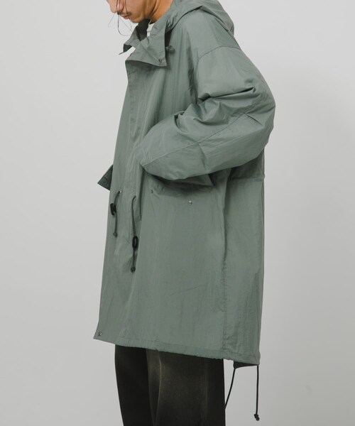 URBAN RESEARCH（アーバンリサーチ）の「POLYPLOID　MODS PARKA C（モッズコート・メンズ・BLACK/SAGE・3/4）」の15枚目の写真