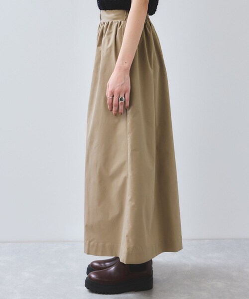 VIS（ビス）の「【WEB限定】フロントボタンフレアスカート（スカート・レディース・ブラック/ベージュ/オレンジ・F）」の21枚目の写真