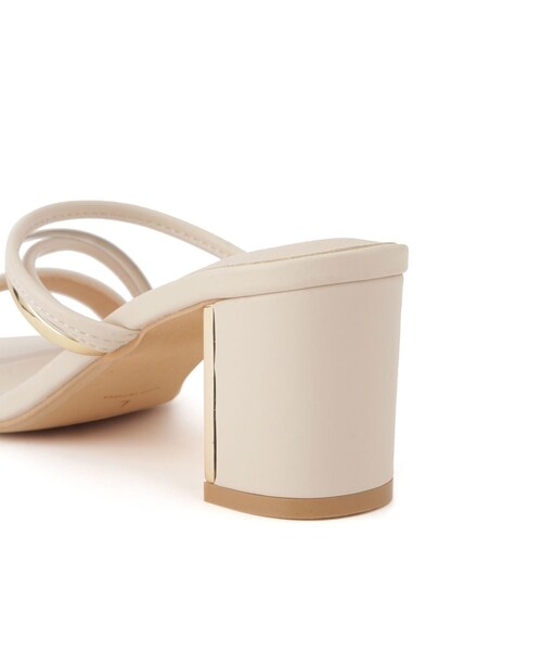 VIS（ビス）の「メタルヒールサンダル（サンダル・レディース・ブラック/オフホワイト・L/M/S）」の15枚目の写真