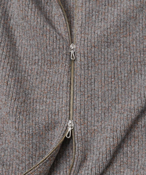 URBAN RESEARCH（アーバンリサーチ）の「ULTERIOR　WOOL COTTON RIB DRIVERS KNIT（テーラードジャケット・メンズ・BLACK MIX/GREY MIX/PURPLE MIX・M/L）」の13枚目の写真
