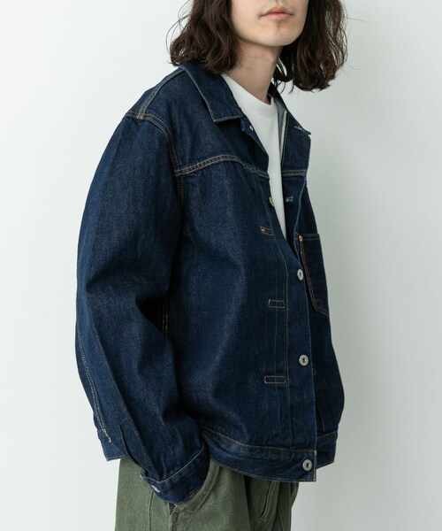 URBAN RESEARCH Sonny Label（アーバンリサーチサニーレーベル）の「LEVI’S　TYPE1 TRUCKER（デニムジャケット・メンズ・SELVEDGE/BIG STEP・M/L）」の5枚目の写真