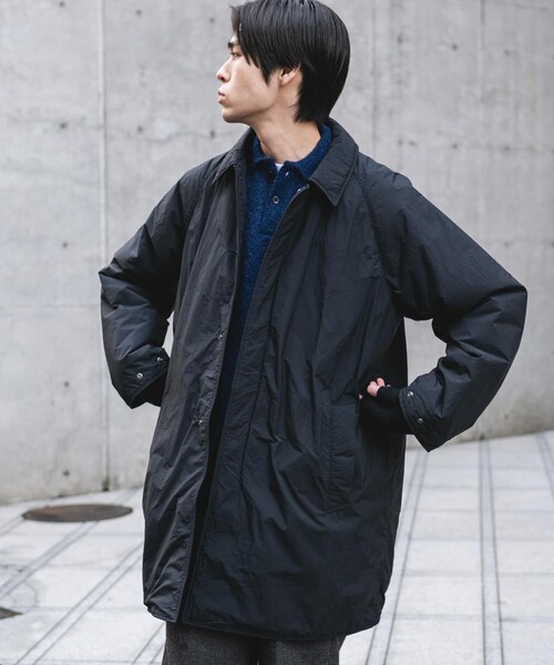 URBAN RESEARCH DOORS(アーバンリサーチドアーズ)の「ライトナイロン パデット バルマカンコート(テーラードジャケット・メンズ・L.GRAY/CHARCOAL/BLACK・M/L)」の10枚目の写真